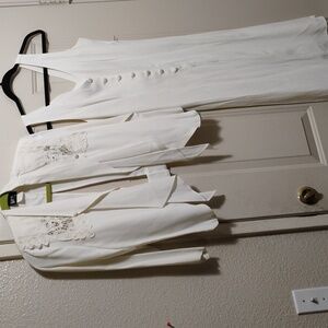 Wild Rose dress with jackets petite size 8